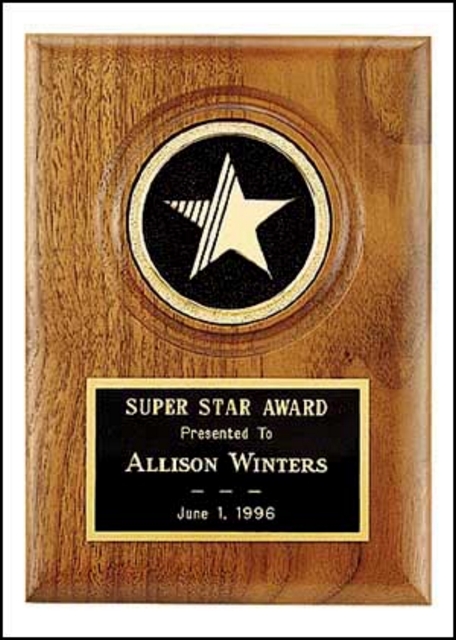 Star Medallion Plaque (5"x7")